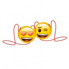 Emoji Bolsito con Forma Ojitos Corazon