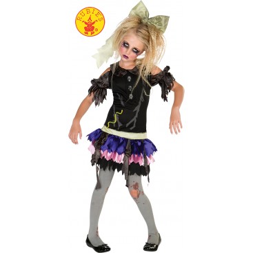 Disfraz Niña Zombie Doll Talla M