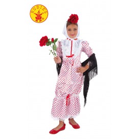 Disfraz Chulapa Infantil NIña Talla-M