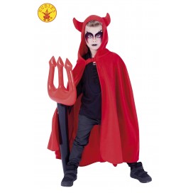 Disfraz Infantil Halloween Capa Diablo