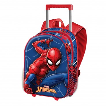 Spiderman mochila 3D  infantil con rueda