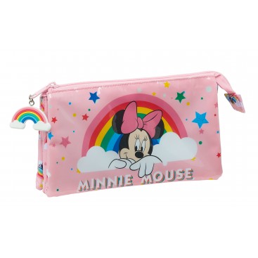 Minnie Mouse Rainbow Portatodo Triple