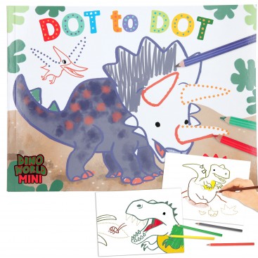 Dino World Cuaderno Colorear Infantil